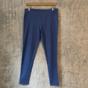 Fabletics Women’s Blue High Rise Leggings Size Large Stretch Activewear